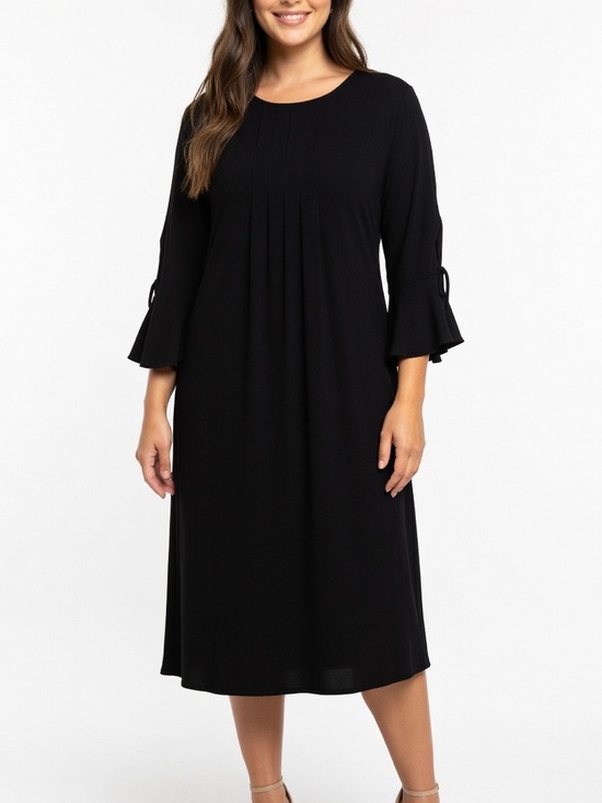 Cato Dresses & Skirts - CATO Chic Black Long Sleeve Dress sz M